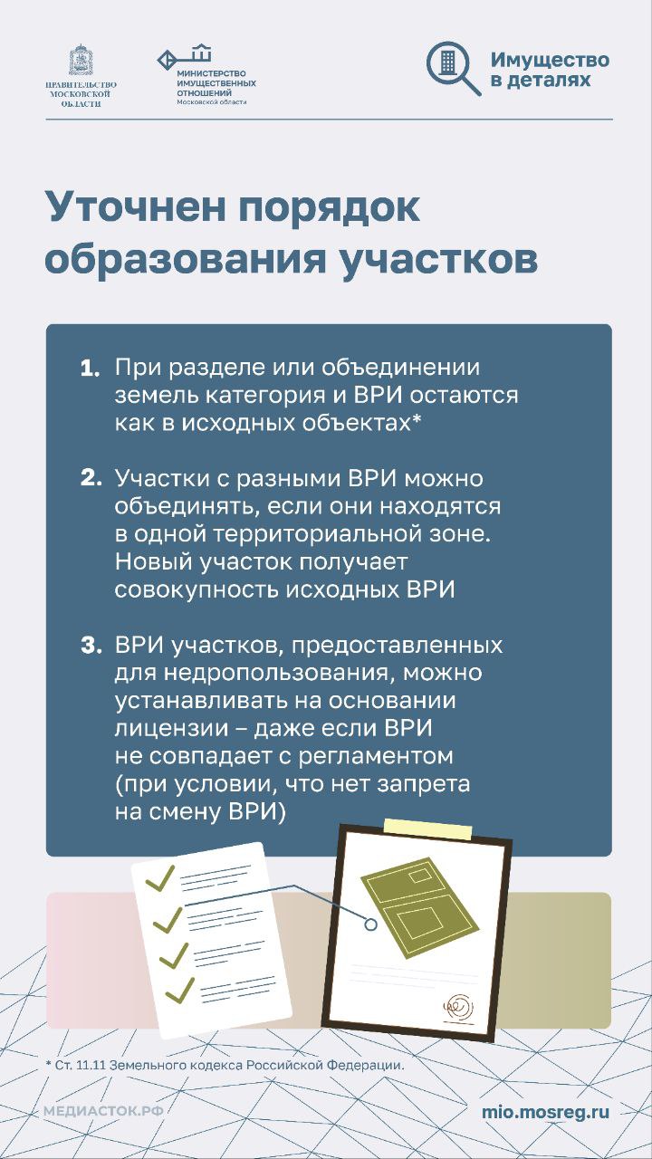 Порядок образования